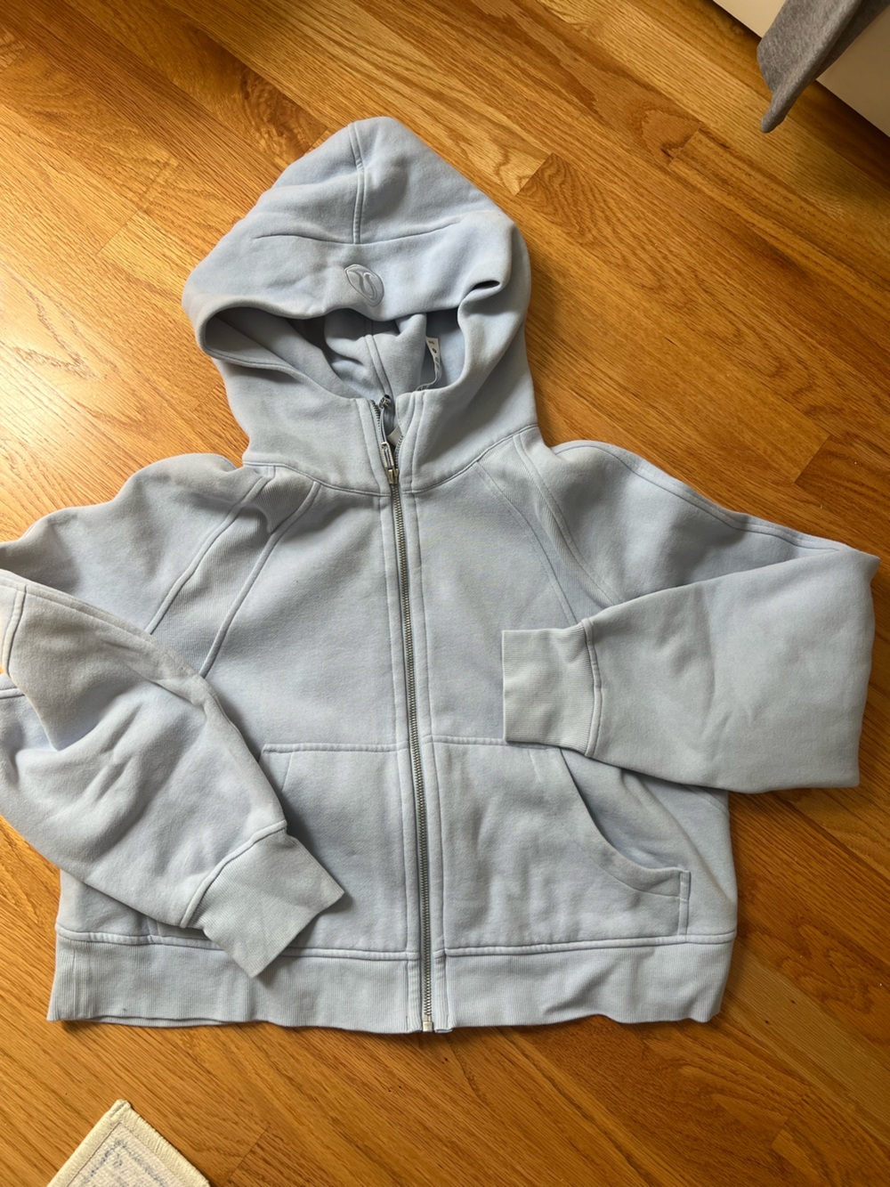 Lululemon full zip scuba hoodie Light Blue “Blue Linen”